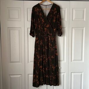 Garnet Hill faux wrap dress